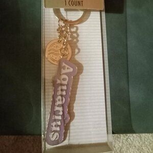 Aquarius keychain NEW